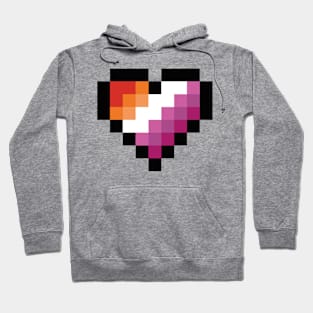 Lesbian heart Hoodie